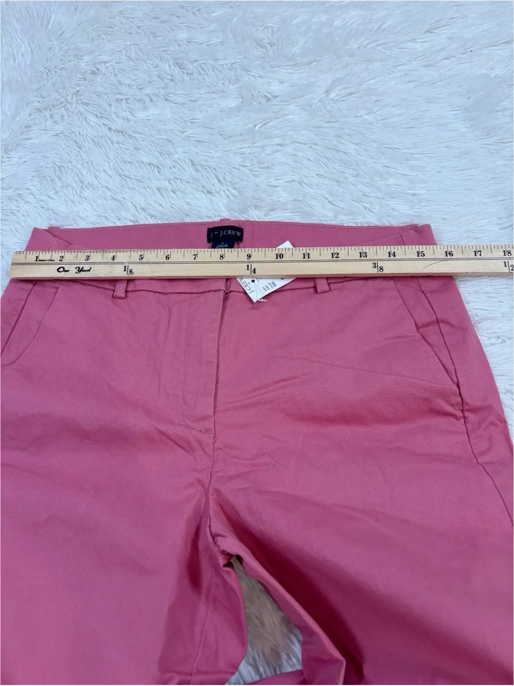 J. Crew Mercantile NWT size 8 Effortless Slim Crop Chino Pants‎ Stretch in pink